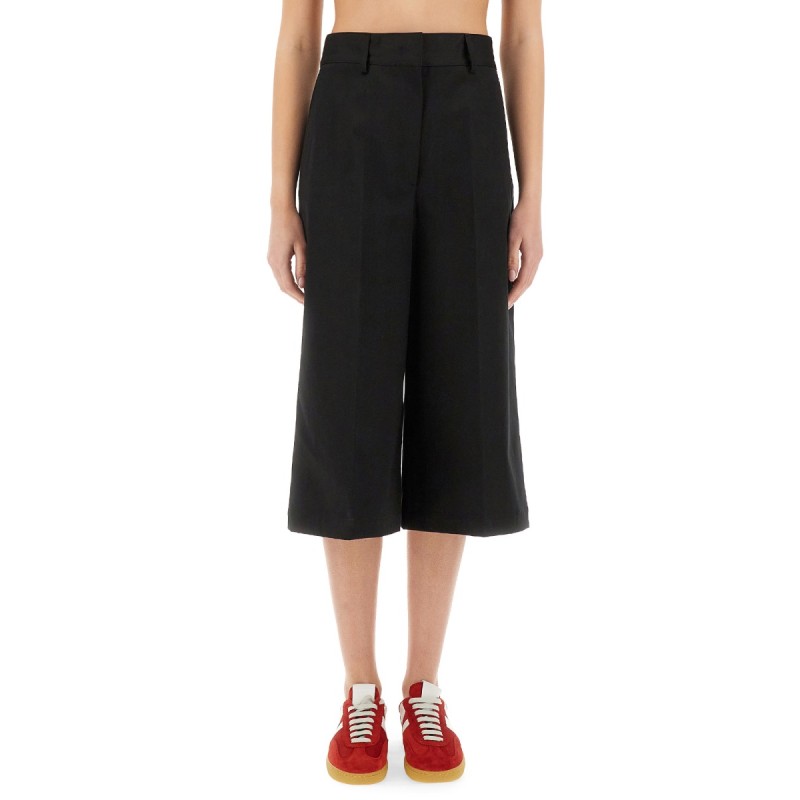 "WIDE-LEG" MIDI PANTS