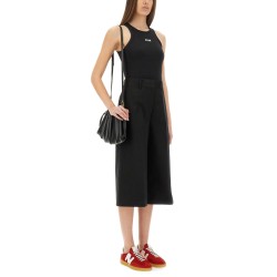 "WIDE-LEG" MIDI PANTS