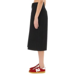 "WIDE-LEG" MIDI PANTS