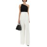 COTTON PLEATED PANTS