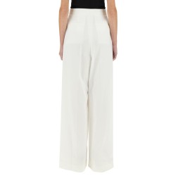 COTTON PLEATED PANTS