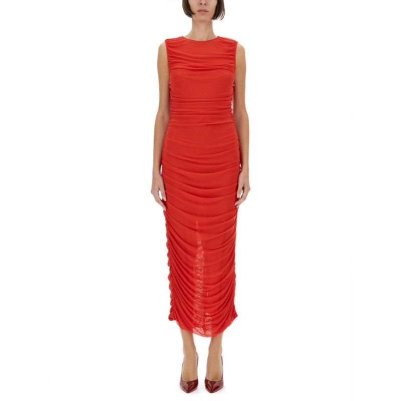 LONG DRESS WITH DRAPE