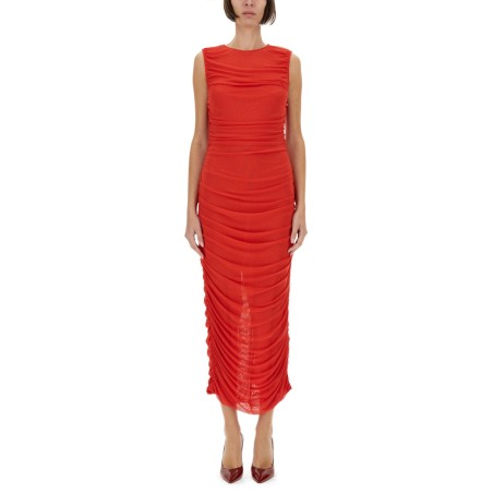 LONG DRESS WITH DRAPE