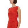 LONG DRESS WITH DRAPE
