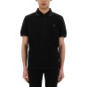 COTTON PIQUE POLO SHIRT WITH DOUBLE STRIPE