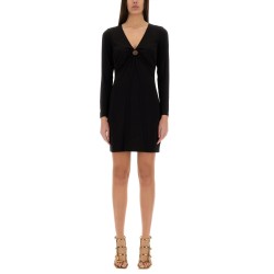 JERSEY DRESS WITH DROP OPENING