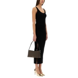 STRETCH WOOL BLEND CAMISOLE DRESS
