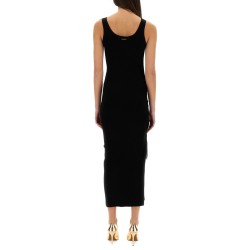 STRETCH WOOL BLEND CAMISOLE DRESS