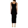 STRETCH WOOL BLEND CAMISOLE DRESS