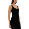 STRETCH WOOL BLEND CAMISOLE DRESS