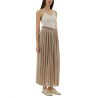 LONG PLEATED SKIRT