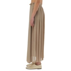 LONG PLEATED SKIRT