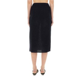 COTTON AND LINEN SKIRT