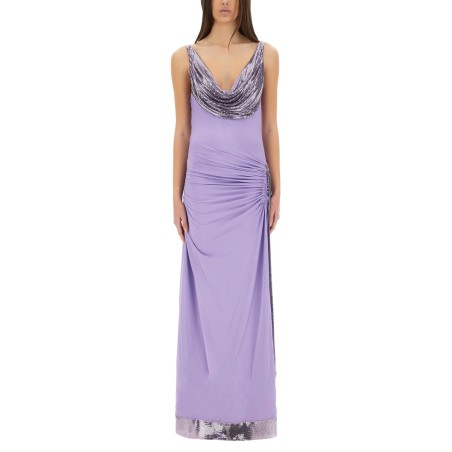 LONG DRESS WITH DRAPE