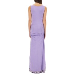 LONG DRESS WITH DRAPE