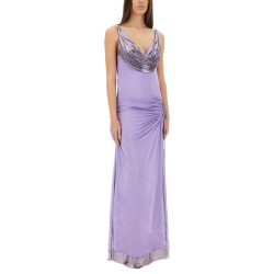 LONG DRESS WITH DRAPE