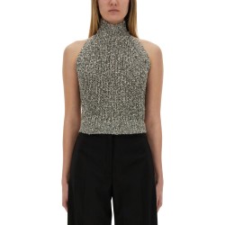 SEQUINED TRICOT TOP