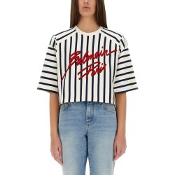 STRIPED BASEBALL T-SHIRT