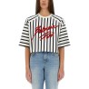 STRIPED BASEBALL T-SHIRT