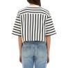 STRIPED BASEBALL T-SHIRT