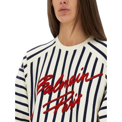 STRIPED BASEBALL T-SHIRT