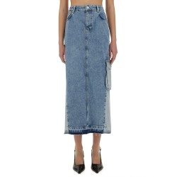 LONG DENIM SKIRT