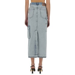 LONG DENIM SKIRT