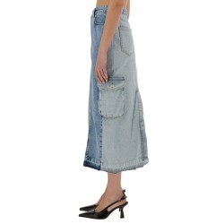 LONG DENIM SKIRT