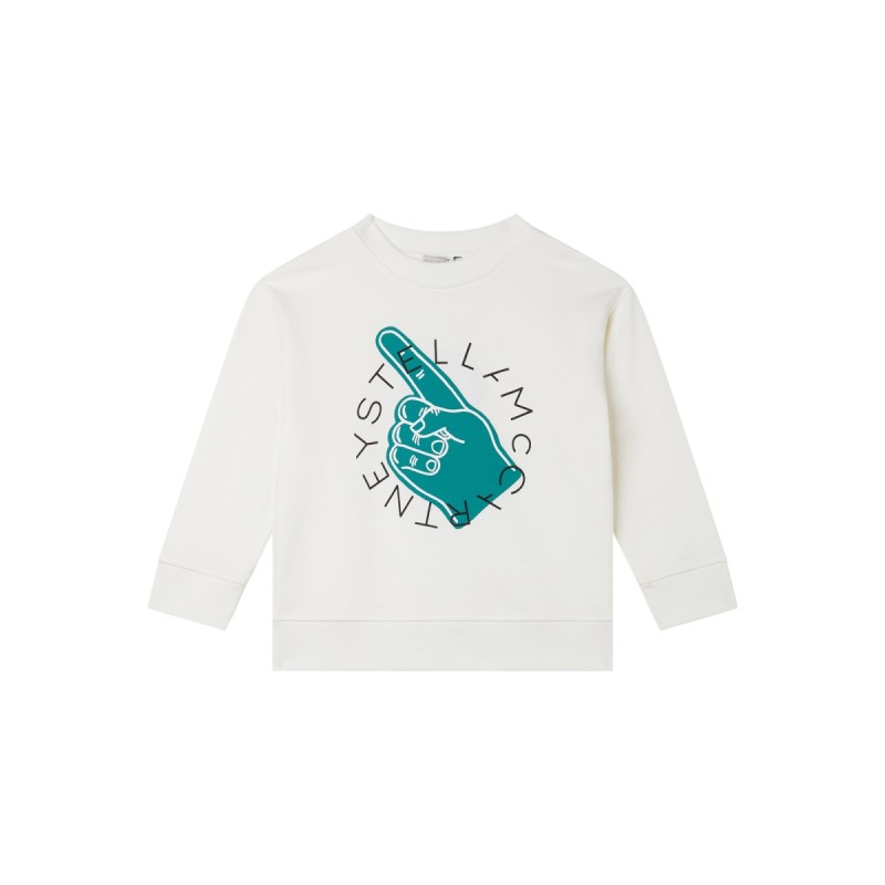 SWEATSHIRT WITH LOGO PRINT