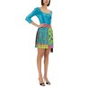 "OUTLINE BAROQUE" MINI PLEATED SKIRT