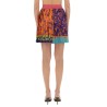 "OUTLINE BAROQUE" MINI PLEATED SKIRT