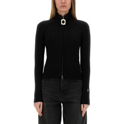 FITTED CARDIGAN WITH ZIPPER