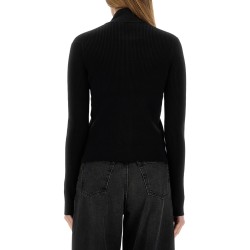 FITTED CARDIGAN WITH ZIPPER