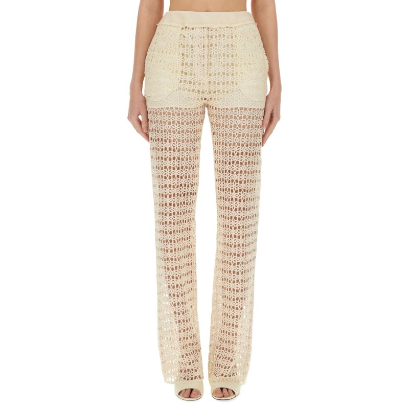 WIDE MACRAMÉ PANTS