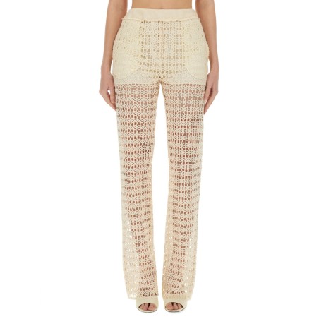 WIDE MACRAMÉ PANTS