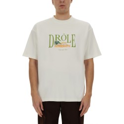 TENNIS COURT PRINT T-SHIRT