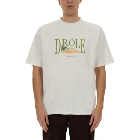 TENNIS COURT PRINT T-SHIRT