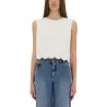 SHORT POPLIN TOP