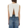 SHORT POPLIN TOP
