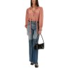 FLUID SILK JACQUARD BLOUSE