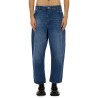 CURVED CROPPED JEANS