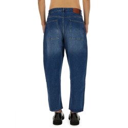 CURVED CROPPED JEANS