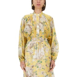 BLOUSE WITH FLORAL PATTERN