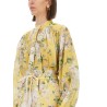 BLOUSE WITH FLORAL PATTERN