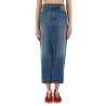 LONG DENIM SKIRT