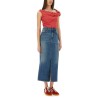LONG DENIM SKIRT