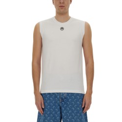 TANK TOP WITH EMBROIDERED MOON LOGO