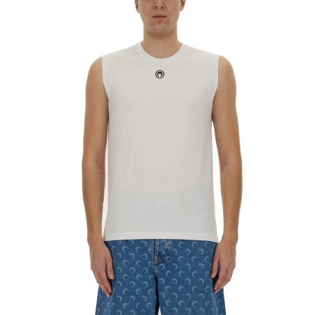 TANK TOP WITH EMBROIDERED MOON LOGO