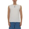 TANK TOP WITH EMBROIDERED MOON LOGO