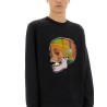 "SKULL SKETCH" PRINT SWEATSHIRT